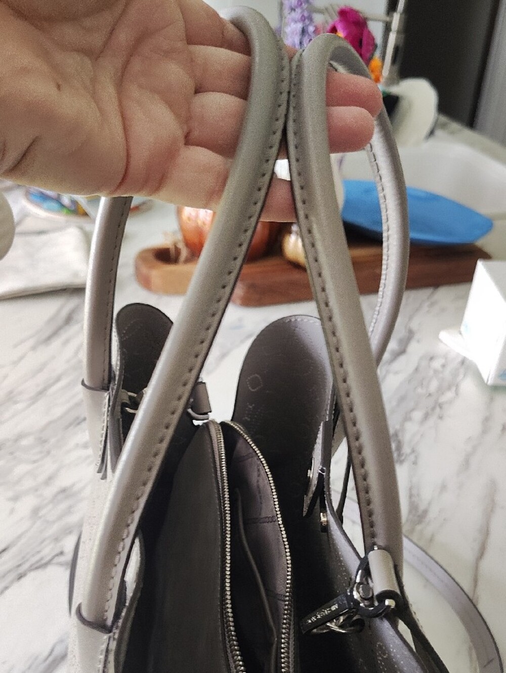 Michael Kors Mercer Gallery Leather Tote, Medium - Picture 12 of 16
